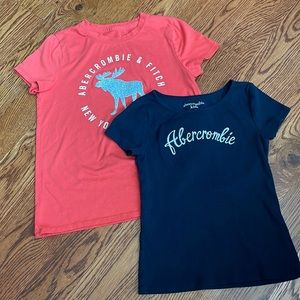 Two Abercrombie girls T-shirts - Sz 9-10